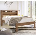 Ver imagem 1 de Cama de Casal Madeira com Baú Invicta Santos Andirá Jatobá