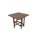 Ver imagem 1 de Mesa Prática Dobrável Imbuia Rustica Bar Cozinha Area D Lazer Quadrada