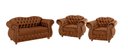 Ver imagem 1 de Conjunto Chesterfield Merlo Namoradeira c/ 2 Poltronas - Veludo Marrom / decoração, recepção, sala t