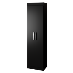 Guarda-roupa Multiuso Solteiro Compact Preto - Direto Sim - 2