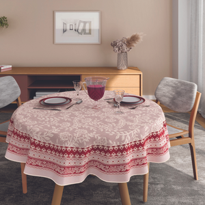 Toalha de Mesa POP Redonda Estampada 4 Lugares Festim