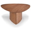 Ver imagem 1 de Mesa de Jantar Triangular de Madeira Taylor 130cm Lamina de Cinamomo