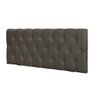 Painel Cabeceira Paris Casal para Cama Box 1,38 Suede Marrom - 2