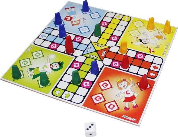 Jogo 5 em 1 Infantil Carlu Brinquedos