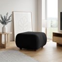 Ver imagem 1 de Puff Decorativo para Sala Orgânico Nara 60 cm Base Fixa Suede D03 - D'Rossi