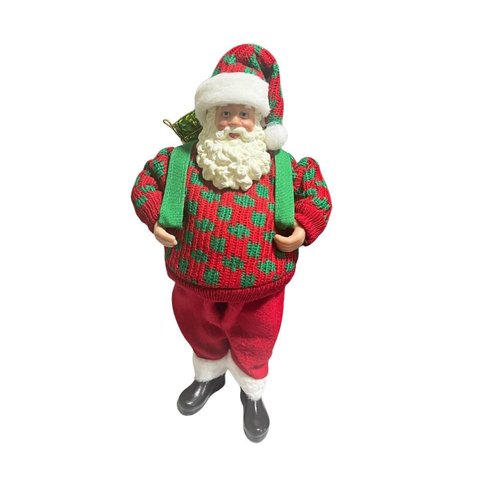 Papai Noel Lux Mochileiro Vermelho 28cm 30326