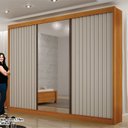 Ver imagem 4 de Guarda-roupa para Casal com Espelho San Marino 100% MDF