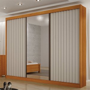 Guarda-roupa para Quarto com Espelho San Marino
