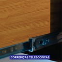 Ver imagem 5 de Guarda-Roupa para Casal com Espelho San Marino 100% MDF Marrom/Cinamomo/Off White