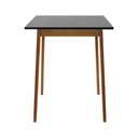 Ver imagem 3 de Mesa Alta Bistrô Caribe Madeira Maciça Tampo Mdf Laqueado - Amêndoa - Tampo 80x80cm Preto