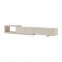 Ver imagem 3 de Rack Extensível TV até 75 Polegadas Planejado 244cm Aruá CabeCasa MadeiraOriginals Off White