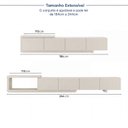 Ver imagem 4 de Rack Extensível para TV até 75 Polegadas Planejado 244cm Aruá CabeCasa MadeiraOriginals