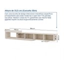 Ver imagem 5 de Rack Extensível para TV até 75 Polegadas Planejado 244cm Aruá CabeCasa MadeiraOriginals