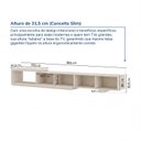 Ver imagem 5 de Rack Extensível para TV até 75 Polegadas 244cm Aruá CabeCasa MadeiraOriginals
