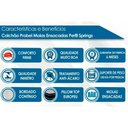 Ver imagem 4 de Conjunto Box Baú King: Colchão Molas Probel Ensacadas Perfil Springs Plus + Base Crc Suede Brown (