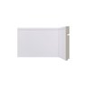 Rodapé de Poliestireno 518 Branco com 15cm Santa Luzia - Branco - 1