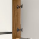 Ver imagem 3 de Armário de Cozinha Compacta Suspensa Jully N03 Freijó/off White - Mpozenato