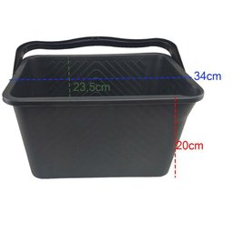 Balde De Tinta Pintura Alça 10 Litros Medidor Kit 2 Uni - 3