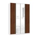 Ver imagem 1 de Guarda Roupa 4 Portas 3 Gavetas 159,2 Cm com Espelho Prime Luciane Móveis