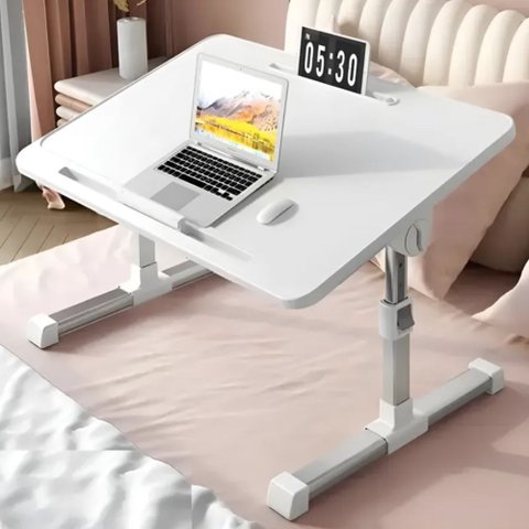 Mesa Apoio Notebook Portátil Dobrável Cama Sofá com Gaveta
