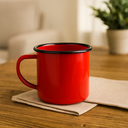 Ver imagem 2 de 1 Unidade da Caneca Revestida Red Ferro Esmaltado Mimo Style 710ml