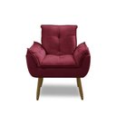 Ver imagem 3 de Kit 2 Poltronas Decorativas Opala Recepção Luxo Confortável