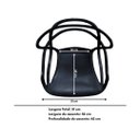 Ver imagem 4 de Banqueta Alta Allegra para Bancada Cozinha Gourmet em Polipropileno - Preto