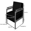 Ver imagem 2 de Poltrona Decorativa Yasmin Luxo Dora Bela Cor 0125 Rosa