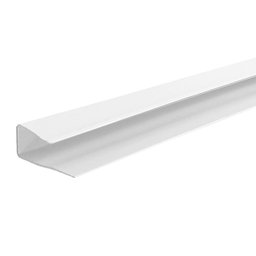 Acabamento Perfil "u" Rodateto para Forro de Pvc 5 Un Azn - Branco Gelo - 1