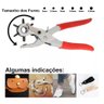 Alicate Furador Vazador Cinto Tecidos 6 Furos Profissional - 7