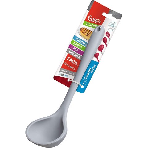 Concha Terrina de Silicone Cinza Sil2799-cz Euro