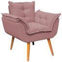 Ver imagem 7 de Poltrona Decorativa Confortável para Sala Quarto Recepção Escritório Manicure Alice Tecido Boucle