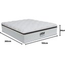 Ver imagem 2 de Colchão  Mola Tower HF Molas Ensacadas 34x203x193cm