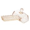 Manteigueira de Cristal Pearl Âmbar 28221 - Wolff - 3