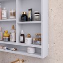 Ver imagem 7 de Espelheira Suspensa para Banheiro Closet Porta e Armário Acqua com Nicho