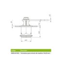 Ver imagem 2 de Fechadura para Móveis de Madeira 19x20 Mm Fgvtn
