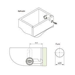 Fechadura para Móveis de Madeira 19x20 Mm Fgvtn - 3