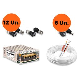 Kit 6 Câmeras de Segurança Intelbras Hd 720p com Dvr Mhdx 1008-c Full Hd L | Completo 100% - 2