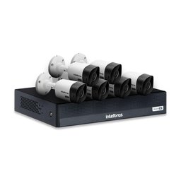 Kit 6 Câmeras de Segurança Intelbras Hd 720p com Dvr Mhdx 1008-c Full Hd L | Completo 100% - 3