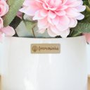Ver imagem 3 de Arranjo de Dálias Rosa no Vaso de Cerâmica Branco 23cm | Formosinha