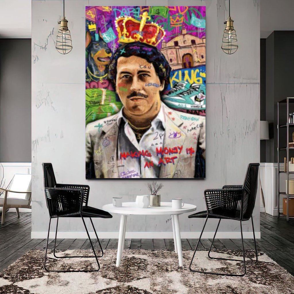 Pablo Escobar 90x60 cm-