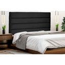 Ver imagem 3 de Cabeceira Queen 1,60m La Italiana Suede - Pallazio - Preto