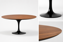 Ver imagem 2 de Mesa de Jantar Saarinen Oval 140x90cm - Pau-Ferro