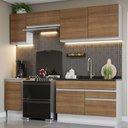 Ver imagem 1 de Armário de Cozinha Completa 240cm Branco/Rustic Glamy Madesa 07
