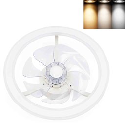 Ventilador Lustre Lampada de Teto Luxo Grande Led Ajustavel Controle Quarto Casa Apartamento Sala de - 11