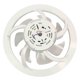 Ventilador Lustre Lampada de Teto Luxo Grande Led Ajustavel Controle Quarto Casa Apartamento Sala de - 6