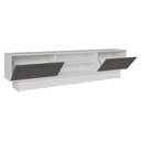 Ver mais imagens de Rack para Tv até 80 Polegadas 218 Cm 2 Portas Branco/cinza Vik Madesa