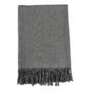 Ver imagem 1 de Xale Manta Para Sofá 1,60m x 1,40m Jacquard Copacabana Cinza