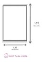 Ver imagem 4 de Xale Manta Para Sofá 1,60m x 1,40m Jacquard Copacabana Cinza
