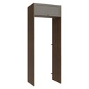 Ver imagem 1 de Porta-geladeira 83 Cm 1 Porta Basculante Rustic/cinza Vik Madesa